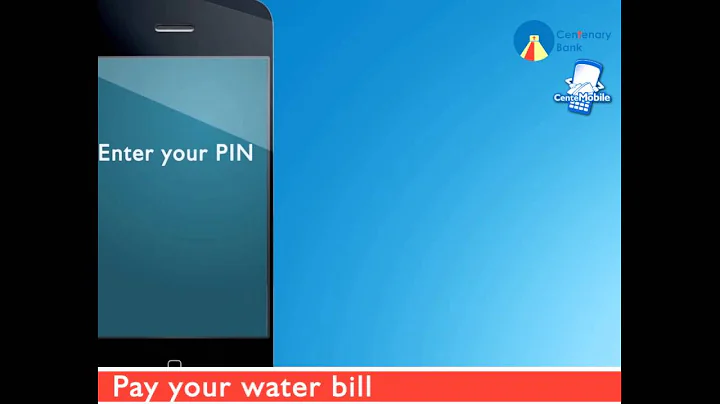 How to pay your water bills with Cente Mobile.