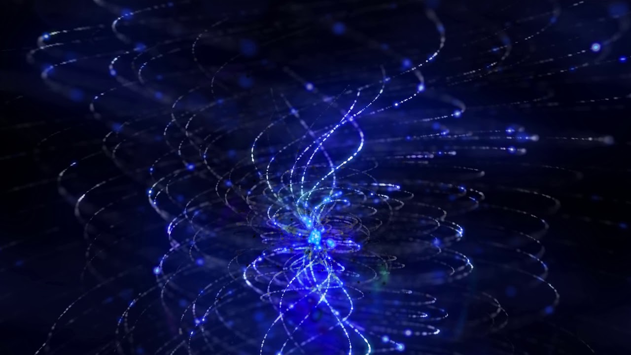 4K BLUE Live Wallpaper Glowing Vortex Moving Background 