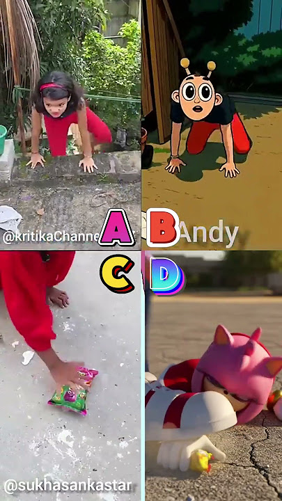 Who's Your Best? 💙💛 💚❤️ #sonic #funnyshorts