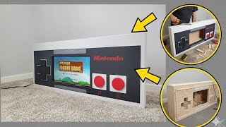 Giant Nintendo Controller With TV Build