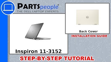 Dell Inspiron 11-3152 (P20T003) Back Cover How-To Video Tutorial