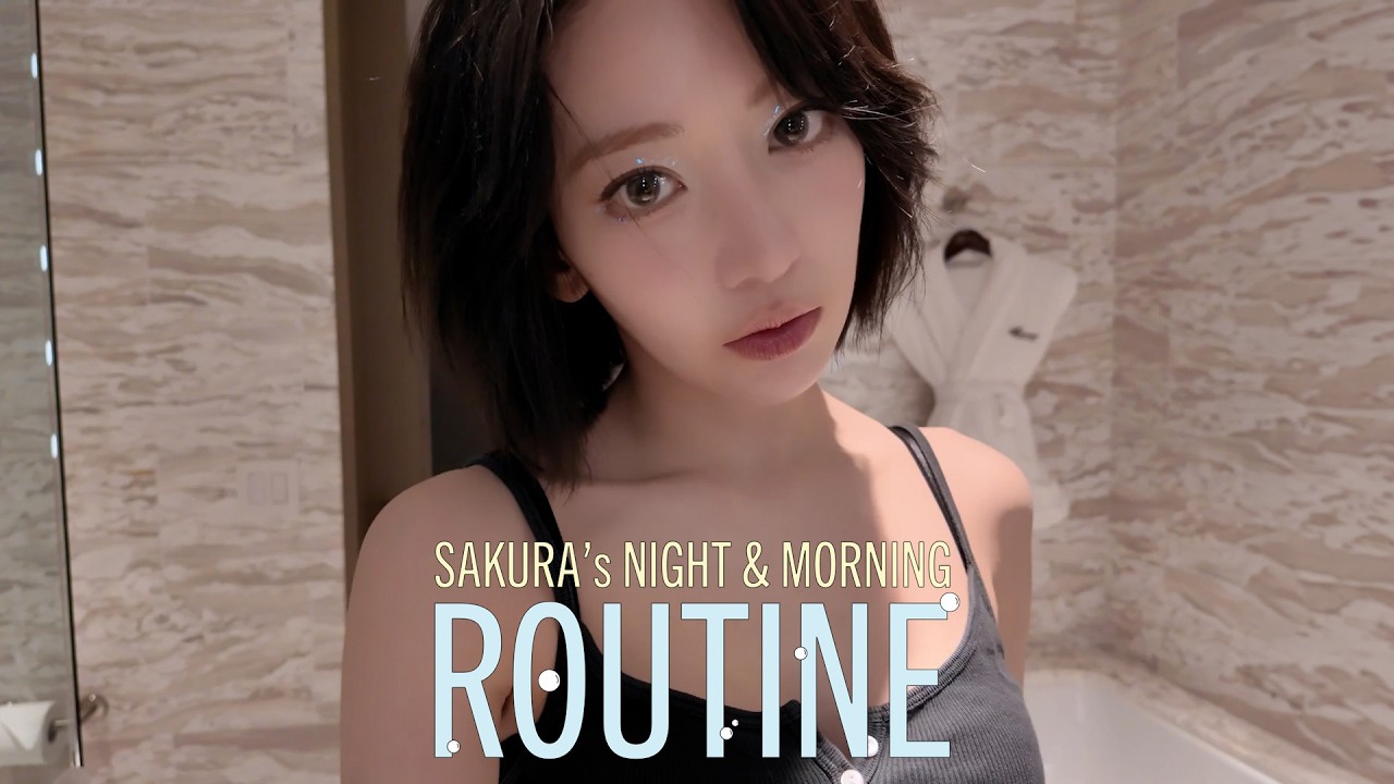 LE SSERAFIM Sakura's Night & Morning Routine thumbnail