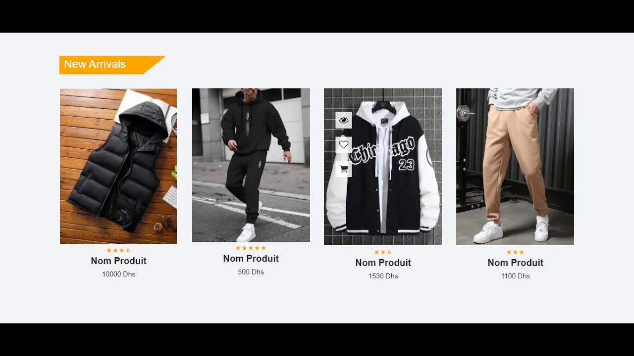 E-Commerce Product Page Design Using Html And Css - YouTube