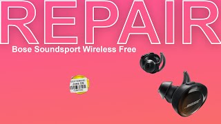 Bose Soundsport Wireless Free Bad Broken Battery Replacement | Repair Tutorial