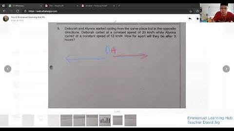 PSLE Speed Distance Time Question 1