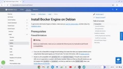 How to Setup Docker in Chromebook