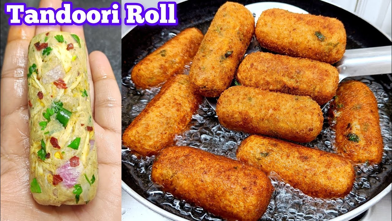 Tandoori chicken roll