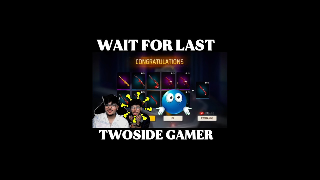 Free Fire New Noob to pro🥰in only, 10 diamond💎 @TwoSideGamersYT create opening🤯😱 gun skin open