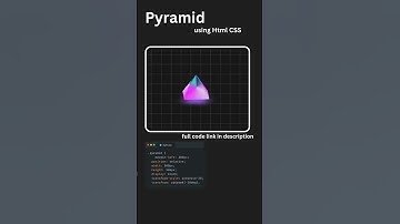 Pyramid using html CSS