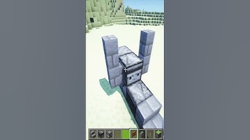 Minecraft: Working Minigun! #shorts