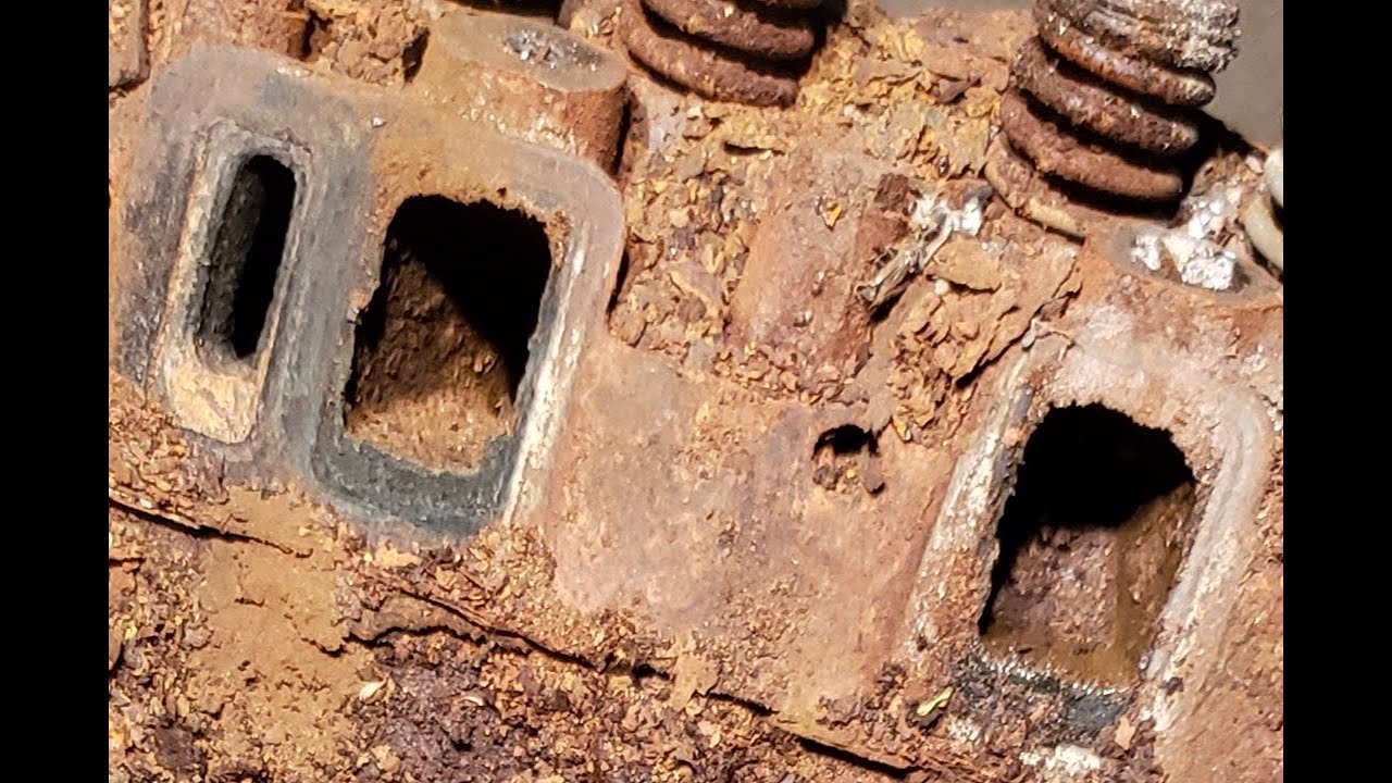 30 YEARS FULL of WATER 🌊 Engine Teardown "Must see" Extreme Rusty Ford 360/390fe part #1