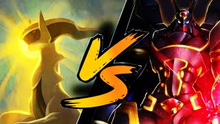 Bna Brand New Animal Reagindo Do Arceus Vs Alphamon Pokémon Vs Digimon