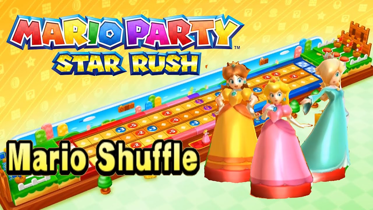 Mario Party Star Rush Walkthrough Part 11 Mario Shuffle (1080p 3DS)