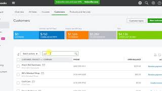 Create Customer and Vendor Types
