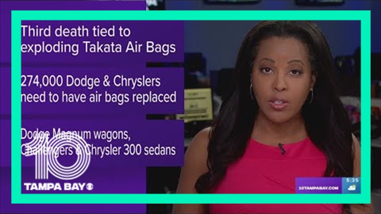 Third air bag death confirmed this year, owners urged to get repairs YouTube