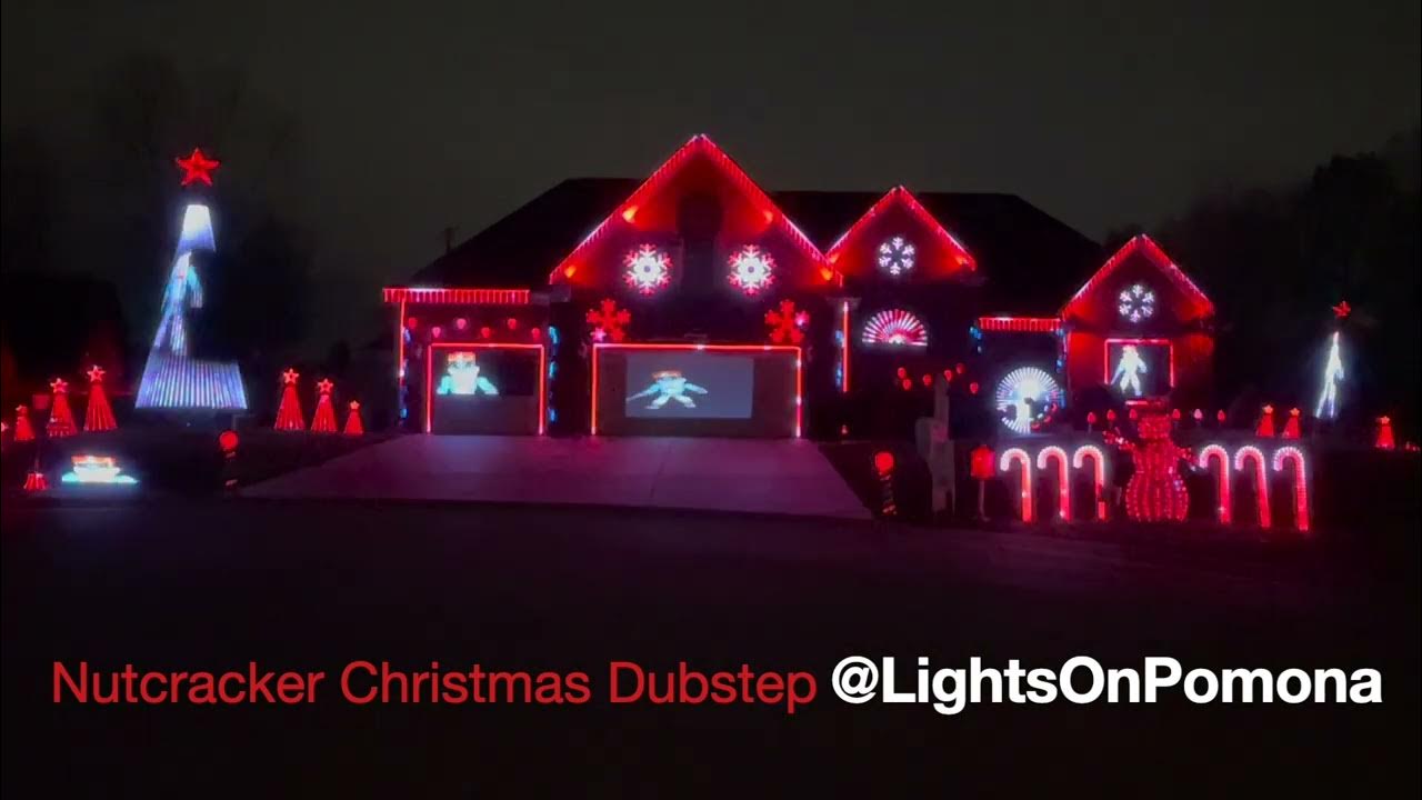Nutcracker Christmas Dubstep Lights on Pomona Christmas Light Show