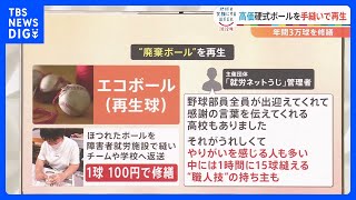 使えなくなった野球ボールを１００円で再生…鈴木福さんと考える【スポーツとSDGs】引退した元プロの選手がアプリを通して指導！｜TBS NEWS DIG