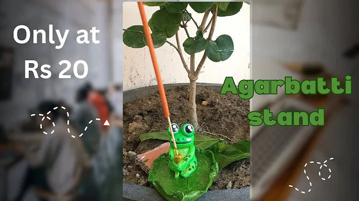 Diy agarbatti stand|Incense stick holder|clay craft|#clay #diy #stand #agarbatti #incensestick#art