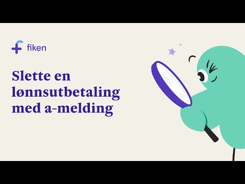 Hvordan slette en lønnsutbetaling med a-melding