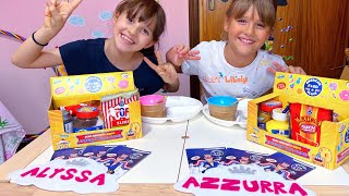 Unboxing LIVE American Food Slime con Alyssa e Azzurra