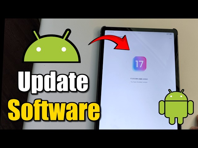 Android タブレット TAB11 Syatem Update YouTube