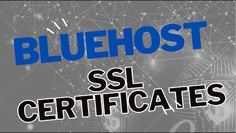 "Website Security 101: Bluehost