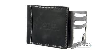 Pojemny Portfel Męski Pojemny Elegancki Z Podwójnym Ściegiem - Wzór 2015 Najnowsza Kolekcja