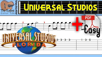 Universal Studios - Theme Guitar Tab