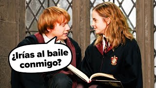 Learn Spanish with Movies: Harry Potter - Harry y Ron necesitan parejas para el baile