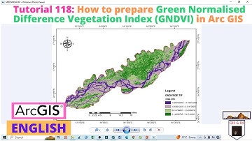 How to Prepare GNDVI Green Normalised Differentiate Vegetation Index in ArcGIS