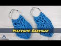 DIY | Most POPULAR Macrame Earrings Design on the MARKET | Macrame Jewelry