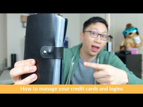 How to Manage Your Credit Cards and Logins