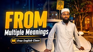 One Word “FROM” – Many Meanings 😲 | English Grammar Made Easy