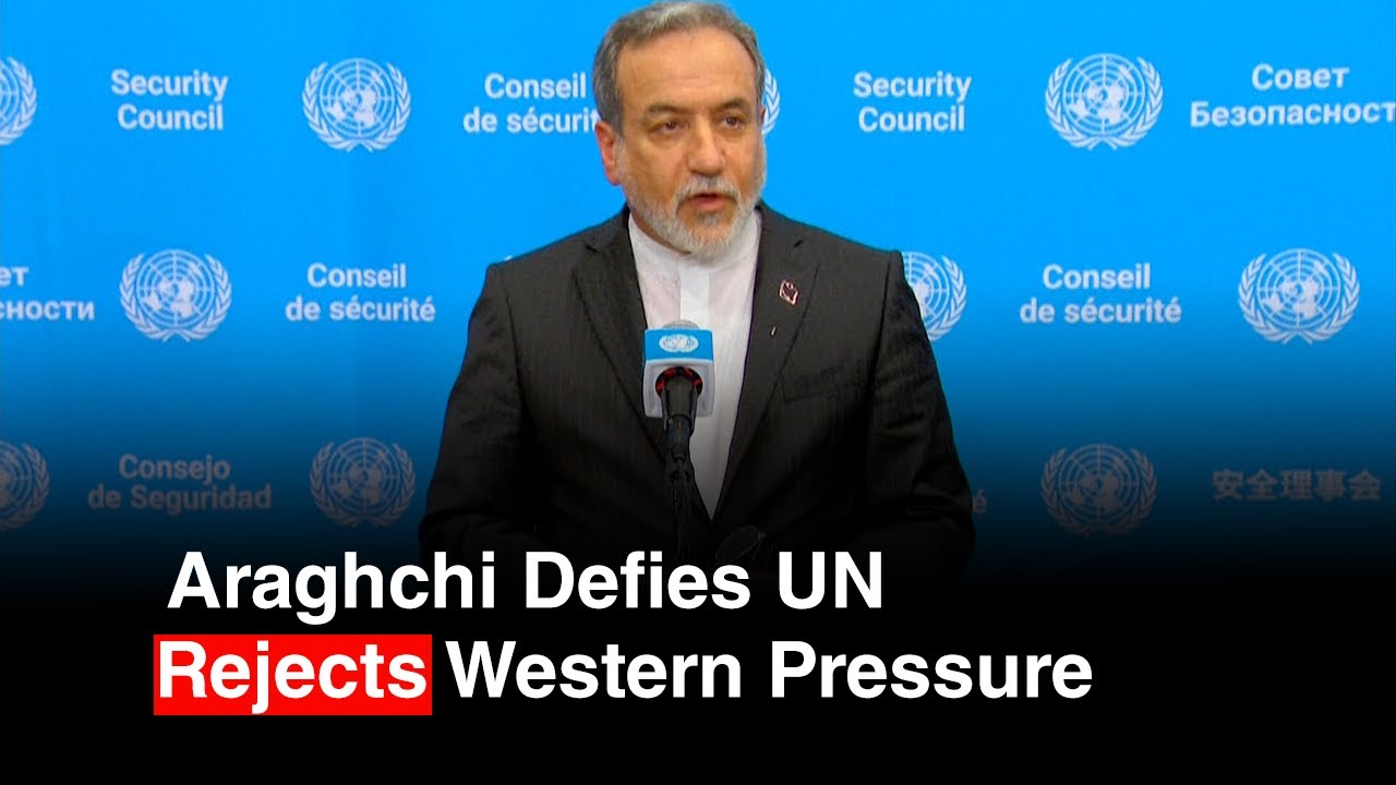 BREAKING NEWS: Abbas Araghchi Defies UN, Rejects US Pressure on Iran Deal