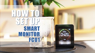 How to Set Up Saferexpert CO2, Temperature & Humidity Sensor FC01 | Home Security Sensor