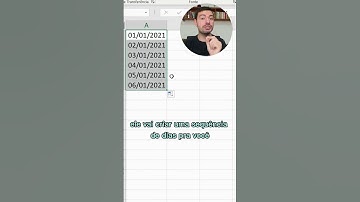 Como criar uma sequência de meses ou anos no Excel
