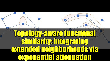 Topology-aware functional similarity: integrating extended neighborhoods via exponential attenuation