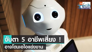 ระวัง !  5 สายอาชีพที่อาจโดนปัญญาประดิษฐ์ ChatGPT แย่งงาน | TNN Tech Reports