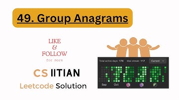 Leetcode Daily Challenge - 49 Group Anagrams #leetcode