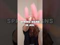 Spring Signs in ASL! #signlanguage #deaf #teacher #americansignlanguage #learnasl