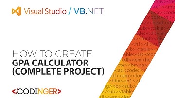 VB.NET - GPA Calculator (Complete Project)