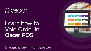 How to Void Order in Oscar POS