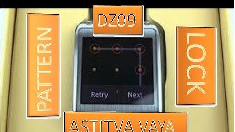 Password on DZ09 Smart Watch
