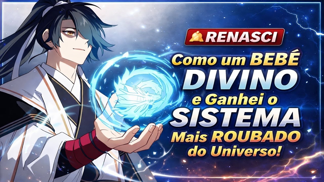 RENASCI Como um BEBÊ DIVINO e Ganhei o SISTEMA Mais ROUBADO do Universo! | Resumo de Manhwa