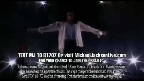 Michael Jackson - This Is It Official Return Teaser O2 concerts 2009