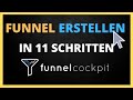 FunnelCockpit Komplettanleitung in 11 Schritten Sales Funnel und Leadmagneten erstellen - Deutsch