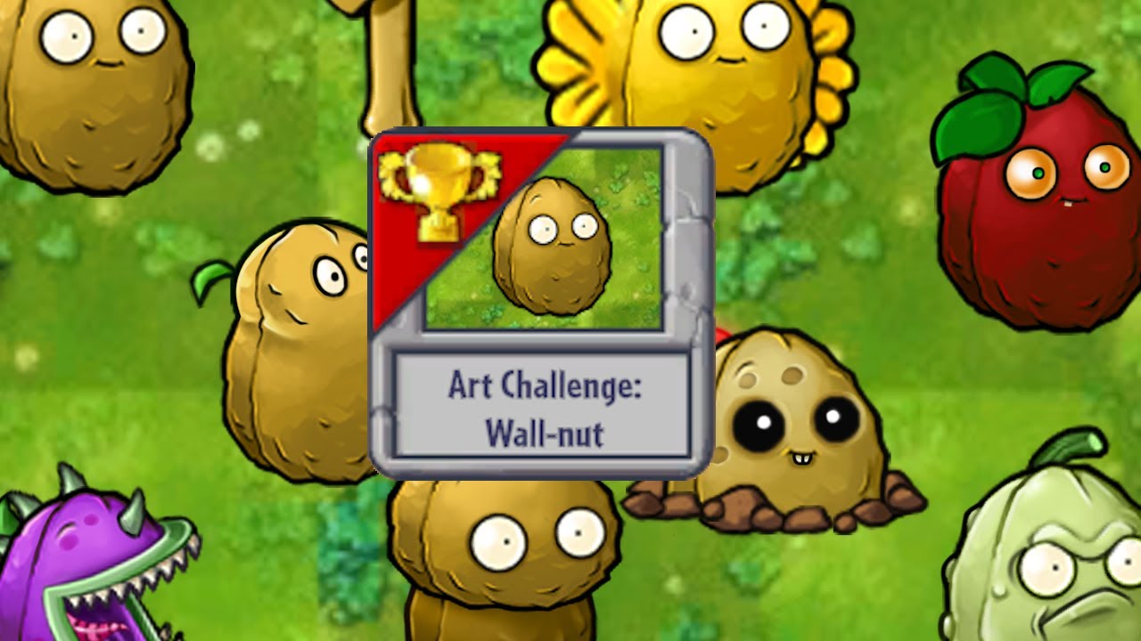 Art Challenge: Wall-nut (Normal) | Plants vs Zombies Fusion 3.0.1 Minigames