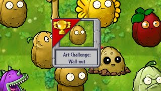 Art Challenge Wall-Nut Normal Plants Vs Zombies Fusion 3.0.1 Minigames