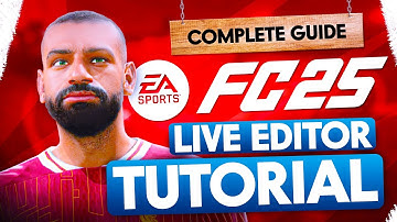 Complete Live Editor Tutorial (March 2025) EAFC 25