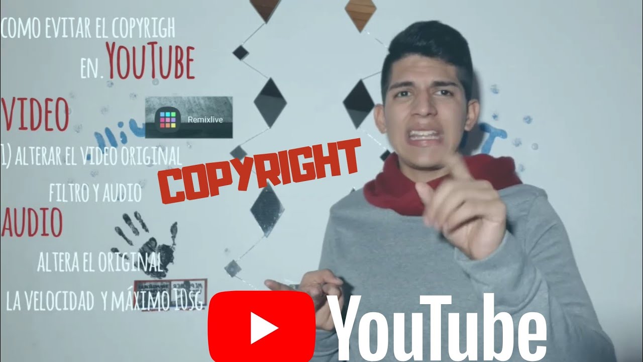 como quitar el copyright a un video de youtube